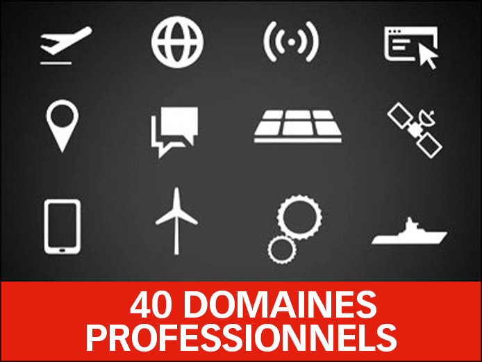 40 Domaines professionnels